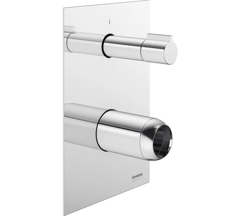 [KPT117 40 45] Kit Placa Ducha Rectangular 2 Vías
